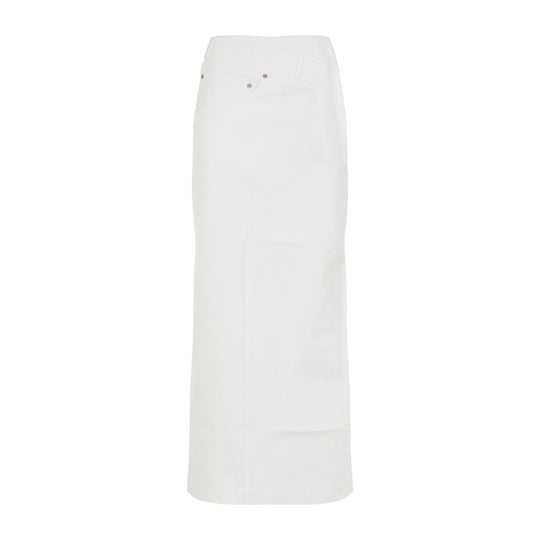 Midi Skirts White