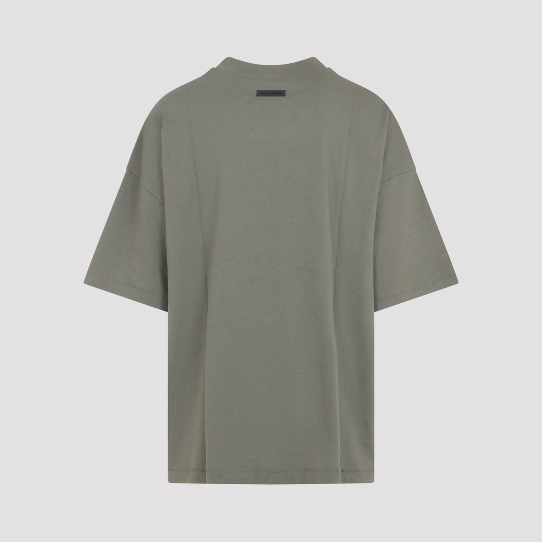 Fear Of God Essentials T-shirts - Green | f6489d388093a75f2d40e8e68004d5b377aaa97c
