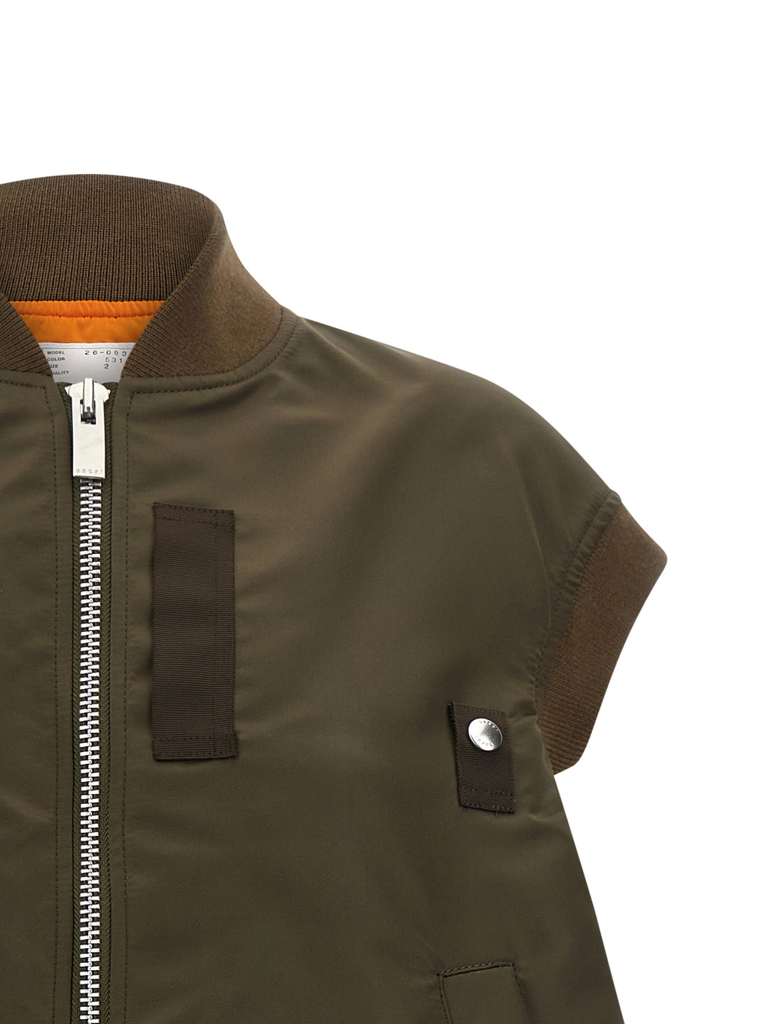Sacai Asymmetrical Hem Vest Gilet - Green | d491fde3e123e721972febdeb9f039718eb5d216