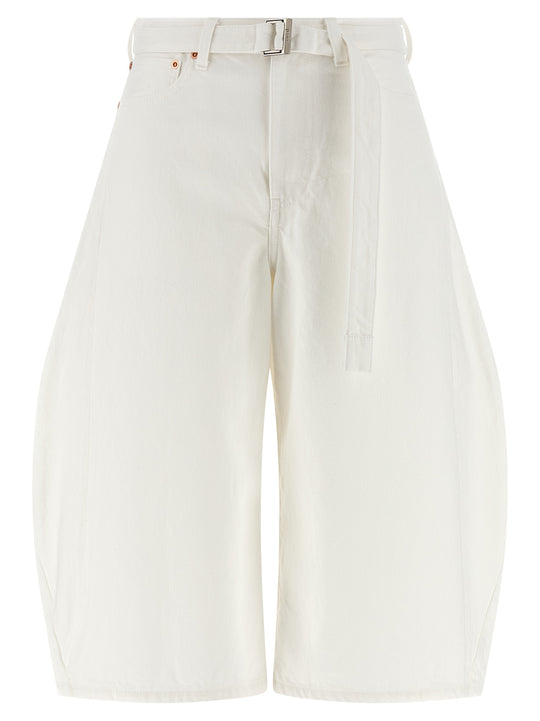 Bemuda Curved Leg Bermuda And Short White
