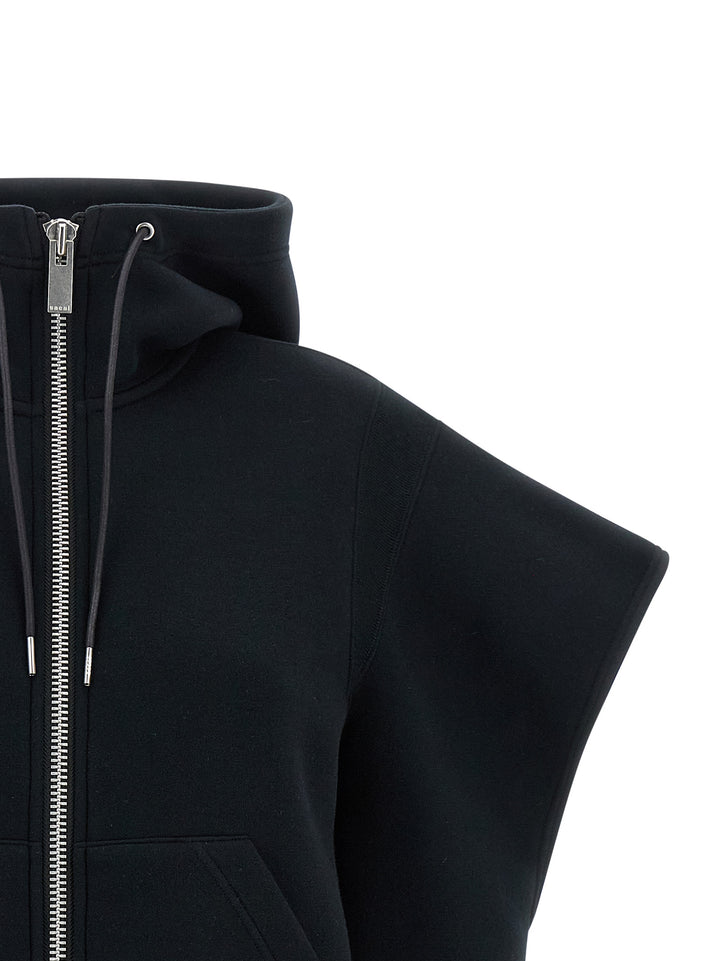 Sacai Sponge Sweatshirt - Black | 679d9b72d01492e970c69f9c5848f592c4a47225