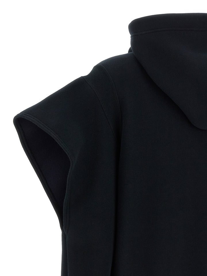 Sacai Sponge Sweatshirt - Black | 37a411bc4e6bde5f73502a92f569faaf6e853e93
