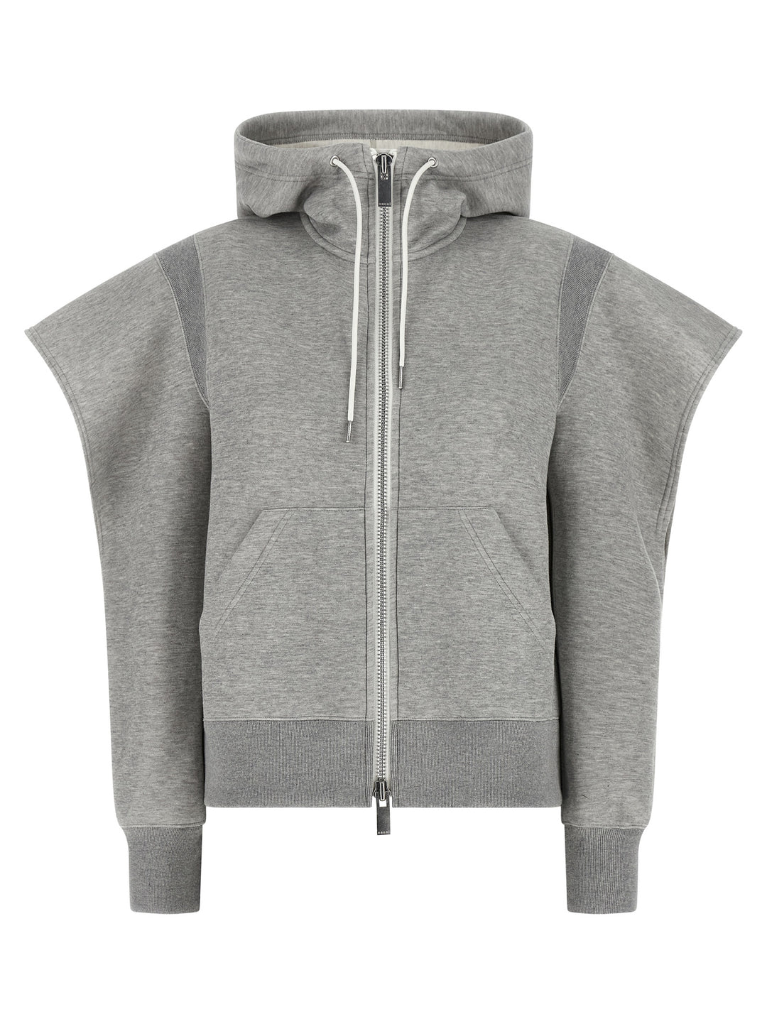 Sacai Sponge Sweatshirt - Gray | dea2b77bc36faa8bd5fc163b5132801b96a0cad4