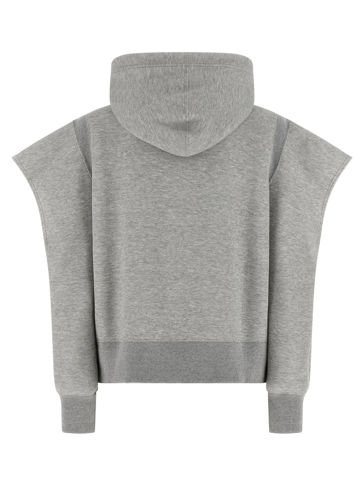 Sacai Sponge Sweatshirt - Gray | f4268ad10593c6ee6c94410c8df16f6f36c5bcb1