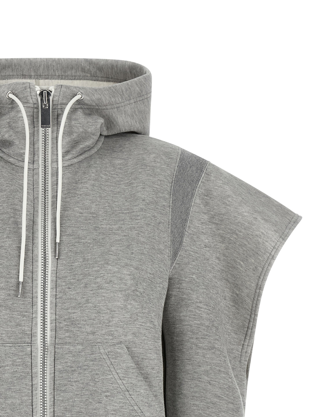 Sacai Sponge Sweatshirt - Gray | ce17ff7346c18cf4ca051cb7ef0938de62b34ea7