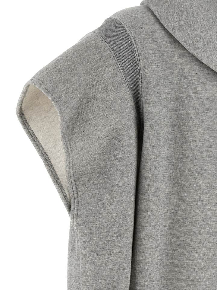 Sacai Sponge Sweatshirt - Gray | 51016e727c1197916c566a2442ed0e870ec63424