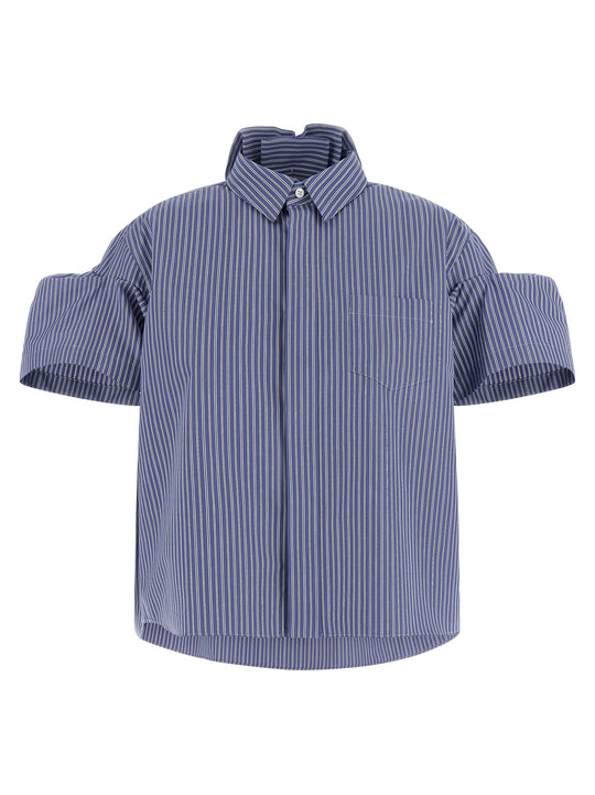 Striped Shirt Shirt And Blouse Blue