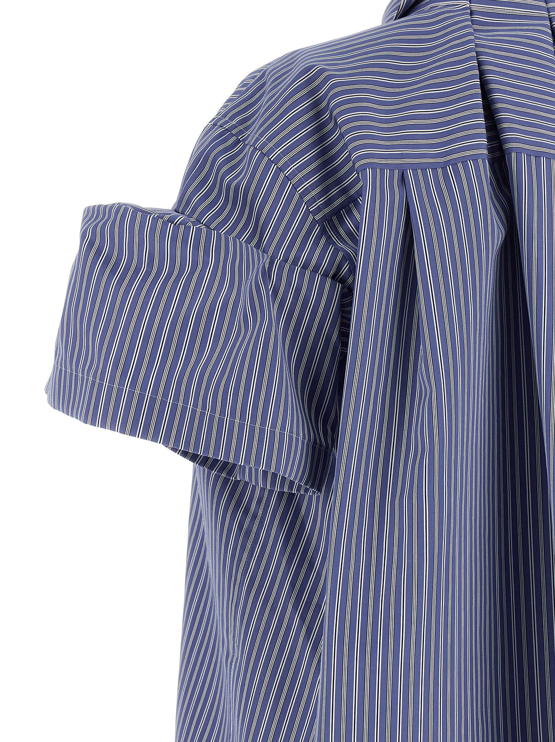Sacai Striped Shirt Shirt and Blouse - Blue | 9be3af12536d68fcaa92b6272e453bcb92dac97c