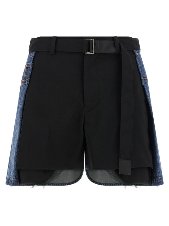 Wool Insert Shorts Bermuda And Short Multicolor