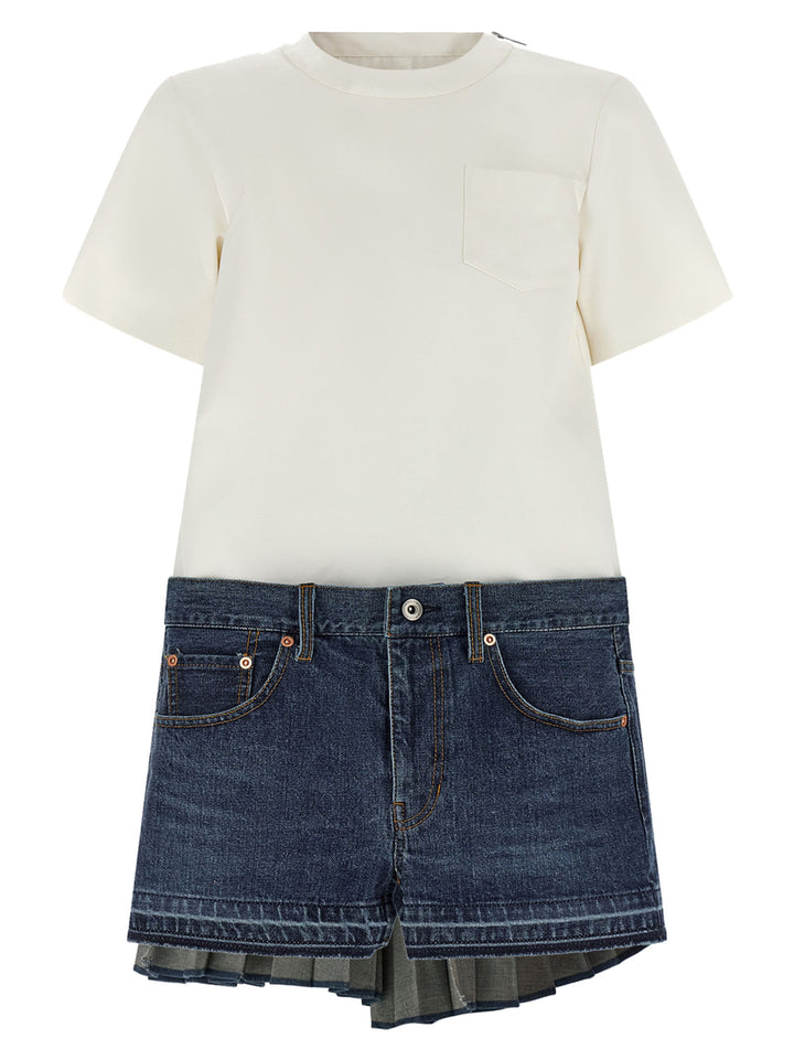 Sacai Denim Dress Dresses - Multicolor | 1de14f73a797e9d55e3e8dee1ca0e2cbace8bc75