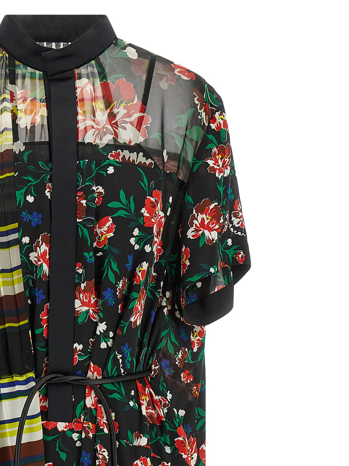 Sacai Pattern Mix Dresses - Multicolor | 0313981f3cbefb534e7d1c4d1e7c80753376cdc6
