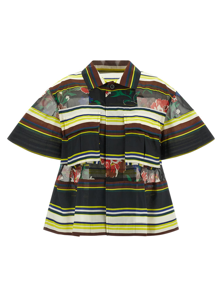 Sacai Pattern Mix Shirt and Blouse - Multicolor | 8ddeca7c8049608eb5d21b693bf6943569b62956