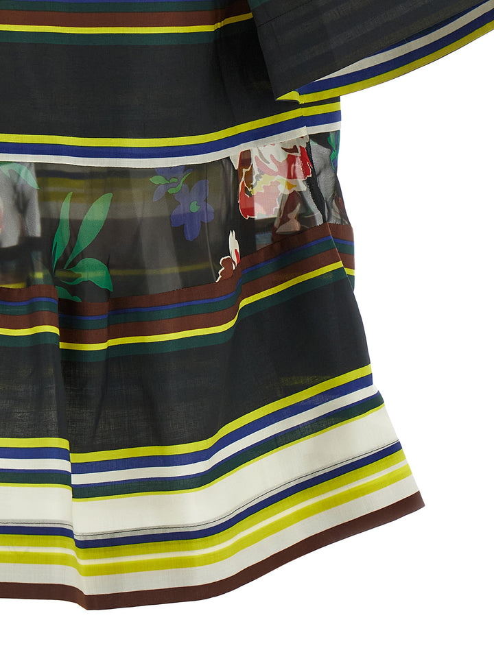 Sacai Pattern Mix Shirt and Blouse - Multicolor | fb73520ae89beced4957590c6ff986d82c18b4e9