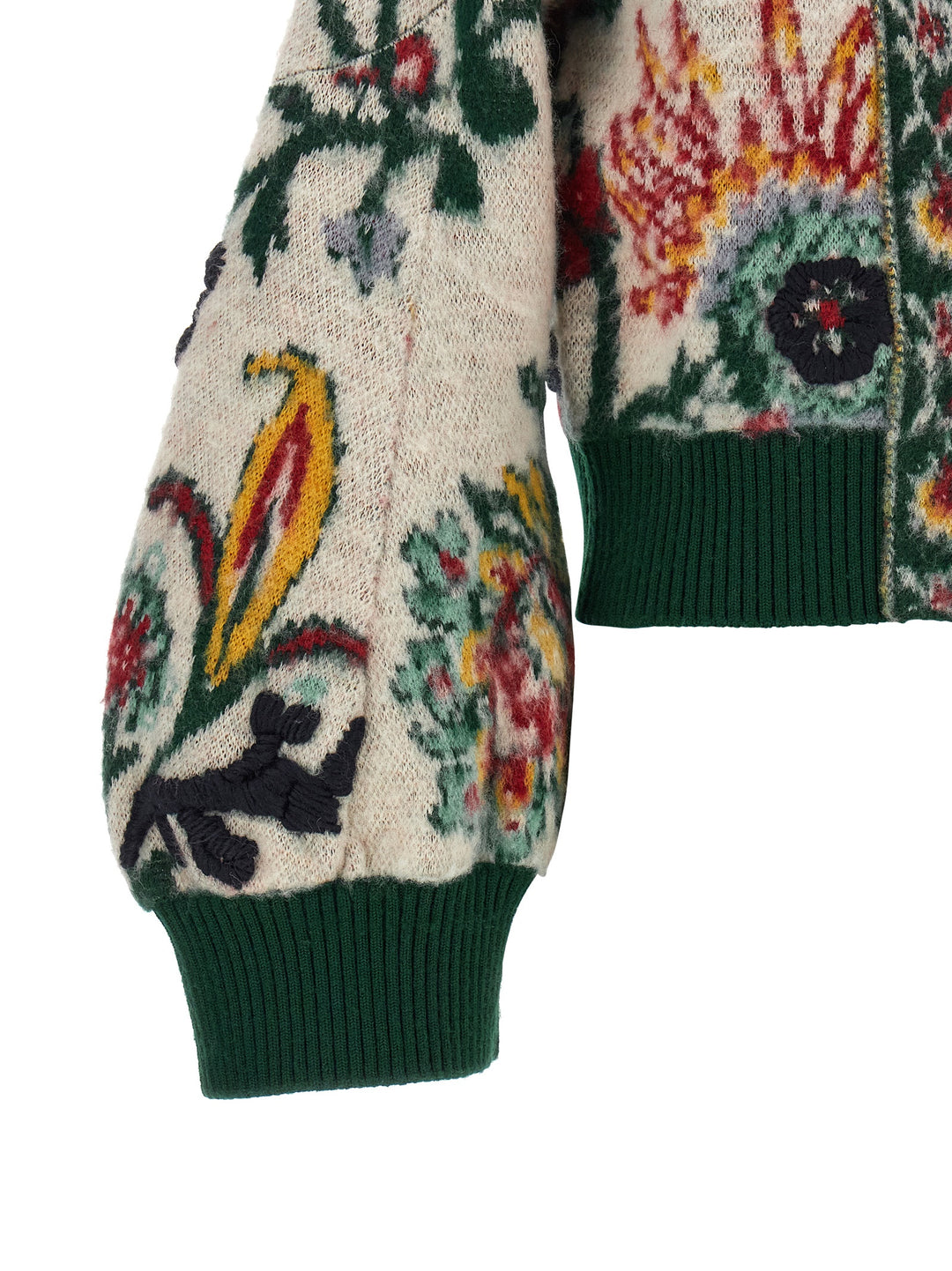 Sacai Floral Jacquard Blouson Puffer Jackets - Multicolor | abecf54a1fe80ff8982e81700b76aba34bd7bca8