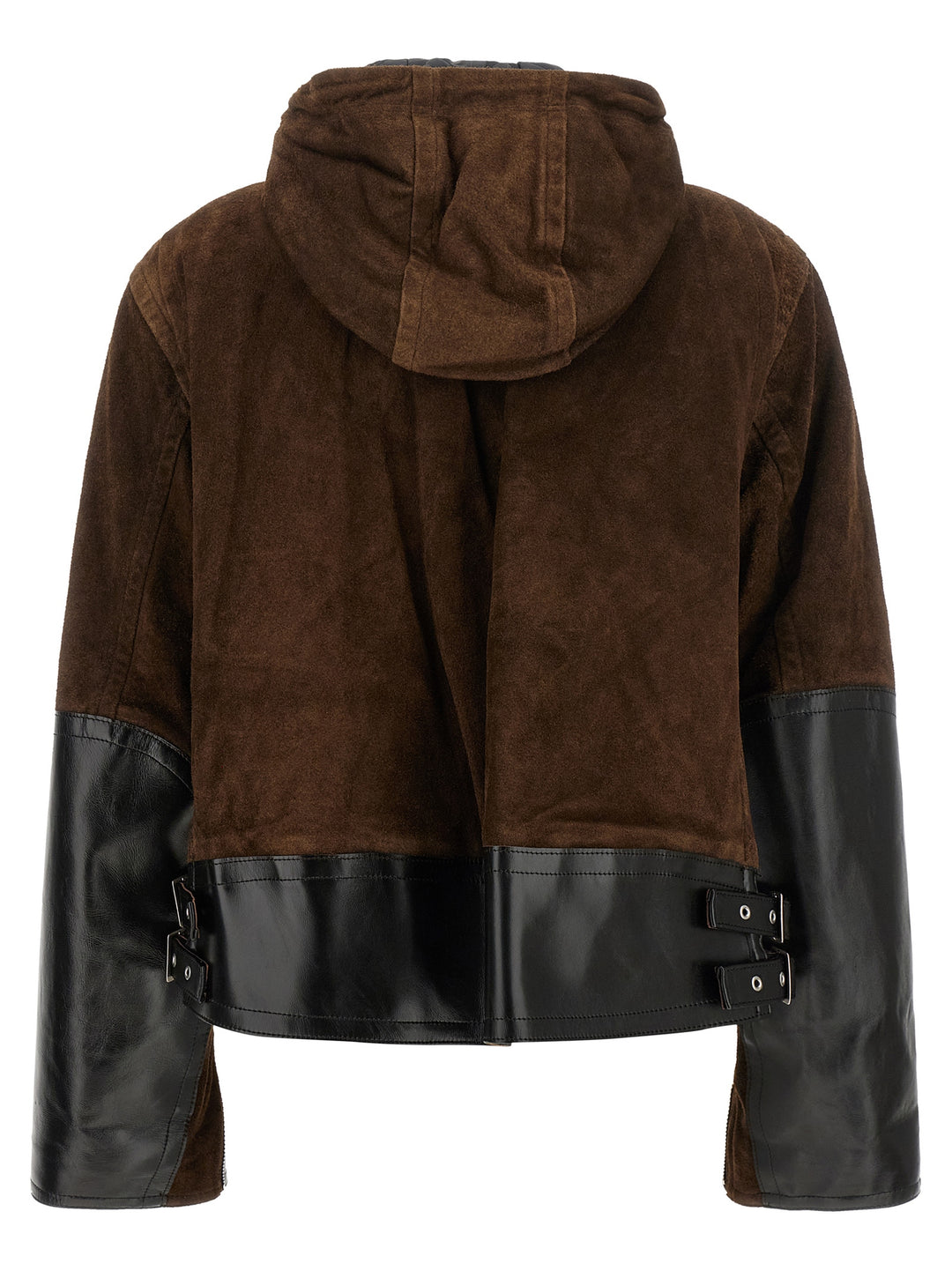 Sacai Suede Jacket Puffer Jackets - Brown | 8ff56bdc440c2574320012be5723720f8f184fa8