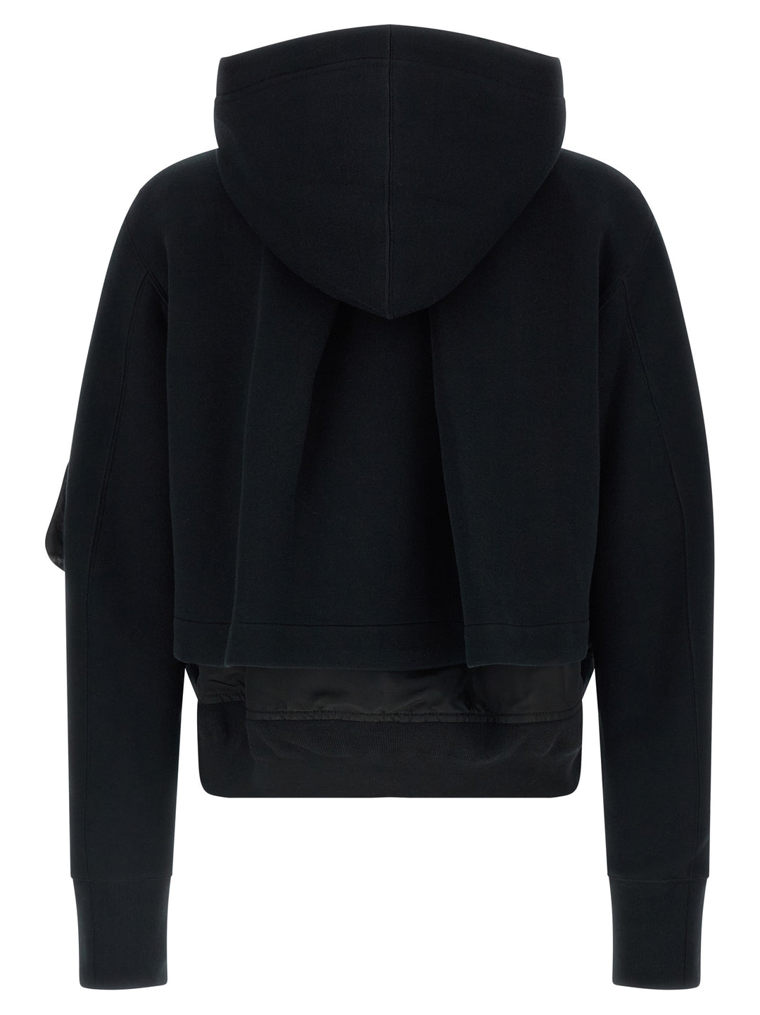 Sacai Sponge Puffer Jackets - Black | 4aa3cfa91ee47d422baa4653991a90ee4afc024d