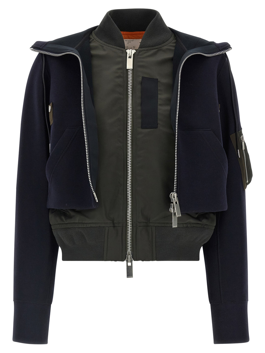Sacai Sponge Puffer Jackets - Blue | de23ac0be3ea70b63cce9acfb0dc2084024c65a7