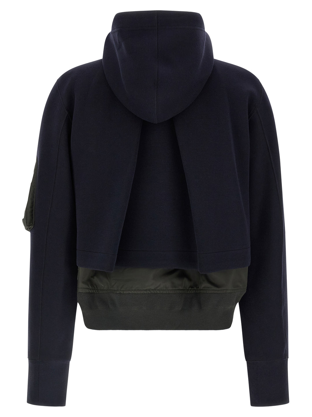 Sacai Sponge Puffer Jackets - Blue | 451b879faff65e726f87b02140d36f8d066f10e6