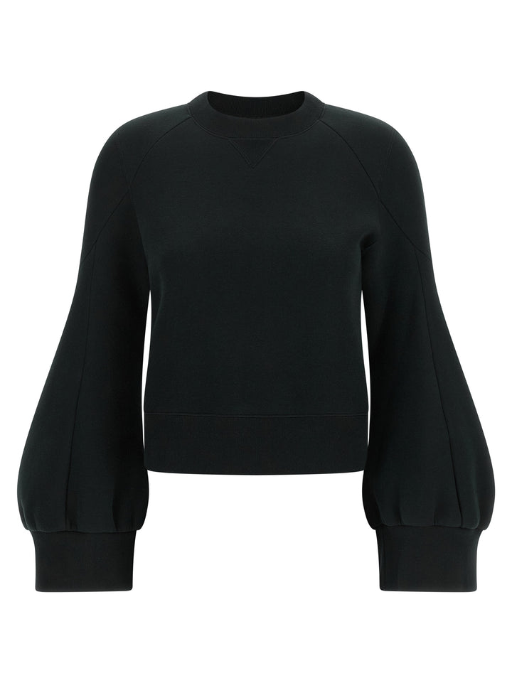Sacai Balloon Sleeve Sweatshirt - Black | 3924c5efe6a95dab8756fbae854d2f629470326d
