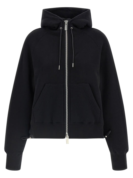 Cotton Hoodie Sweatshirt Black
