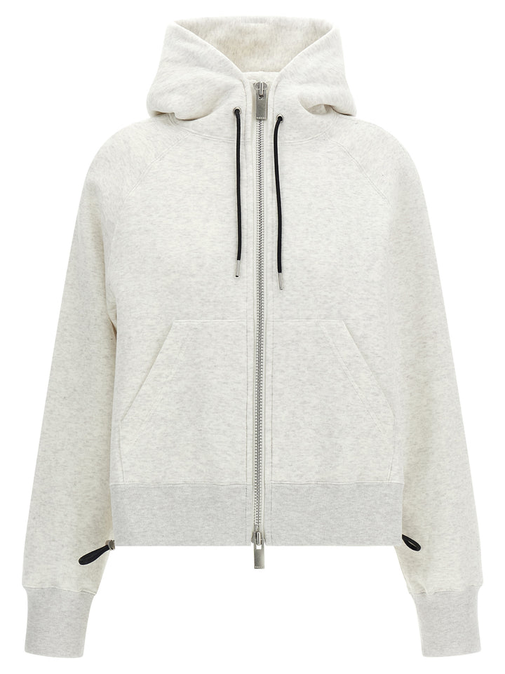 Sacai Cotton Hoodie Sweatshirt - White | 1f6e28d00818982967a2bfb0ca5624013e302528