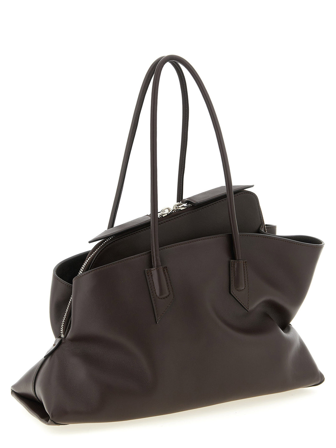 The Attico La Passeggiata Medium Shoulder Bags - Brown | 04c9843b95a6933fe39dbcd24d899e0a4b8f399b