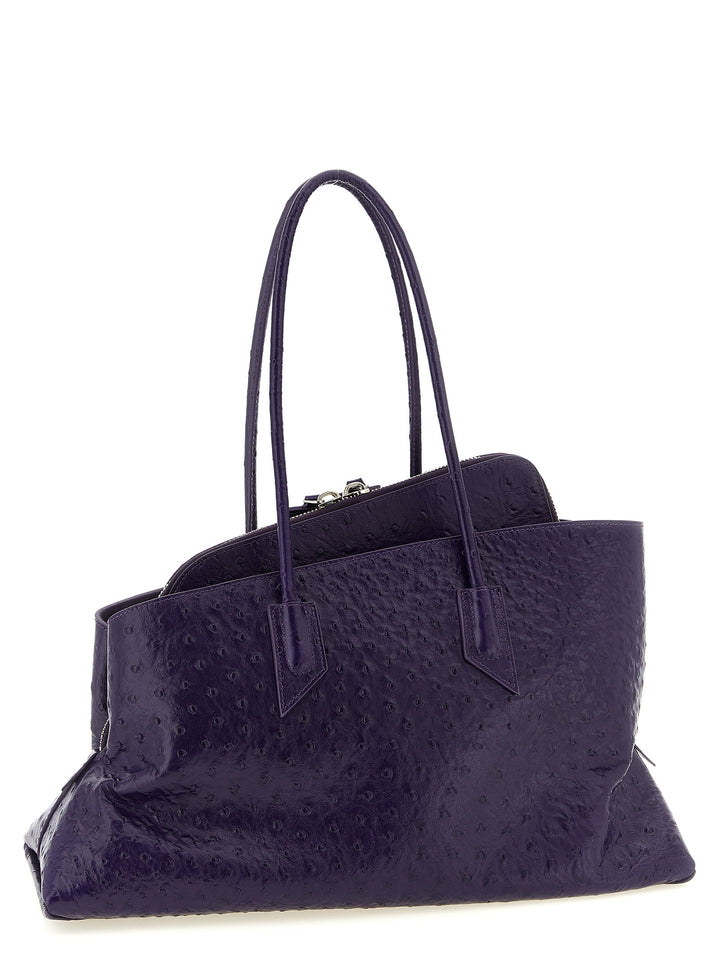 The Attico La Passeggiata Medium Shoulder Bags - Purple | 8c8bdd0220f20e0dffbcde82a176a60774333dda
