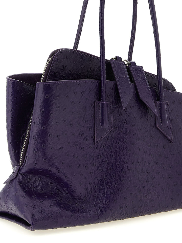 The Attico La Passeggiata Medium Shoulder Bags - Purple | dc68eb663ca6da605c80c30fd4b8929f4b7d8e92