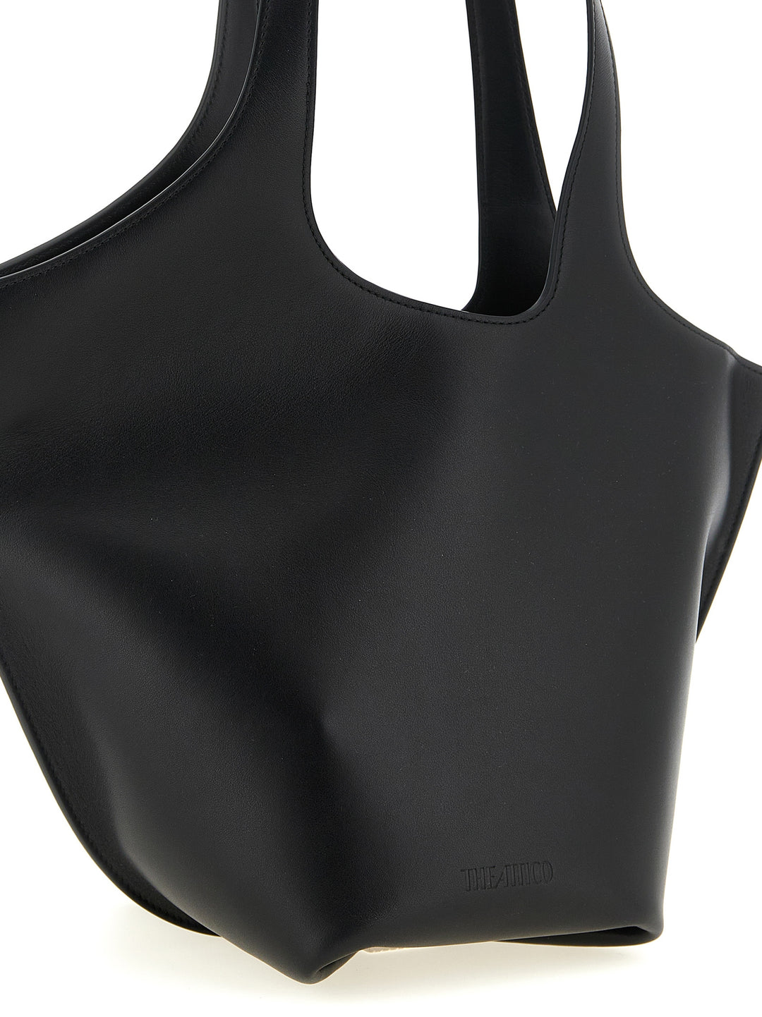 The Attico La Scoop Medium Shoulder Bags - Black | b4853defeaebbcad77af6c71c37d79e2a1da6d8a