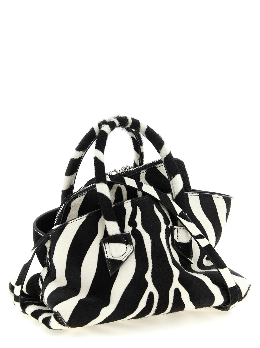 The Attico La Passeggiata Mini Hand Bags - White/Black | 049bac2432eae9eab5beaebe1eb995df0e004aab