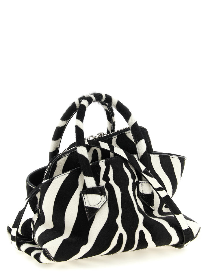 The Attico La Passeggiata Mini Hand Bags - White/Black | 049bac2432eae9eab5beaebe1eb995df0e004aab