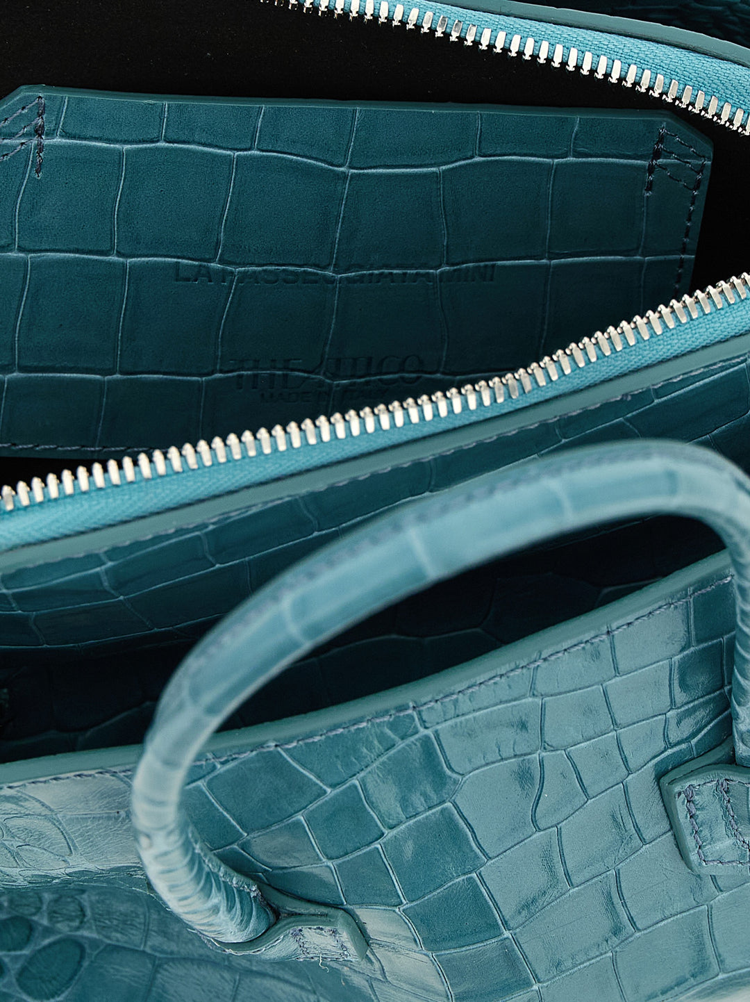 The Attico La Passeggiata Mini Hand Bags - Light Blue | 94b708b9ae47a19d88feab5f3ae511eccefb84ed