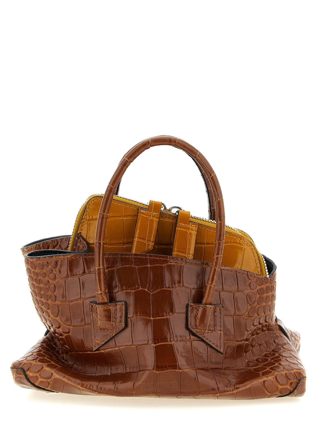 The Attico La Passeggiata Mini Hand Bags - Brown | 41afe00f6592f80963f8fbd867ba44ef569671d2