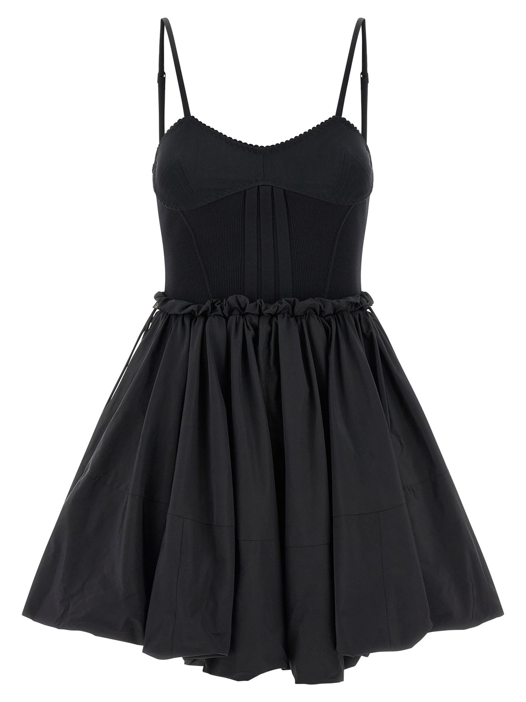 The Attico Taffeta Dress Dresses - Black | 430aa7a65b09c680ea3fb093e965c3634e016547