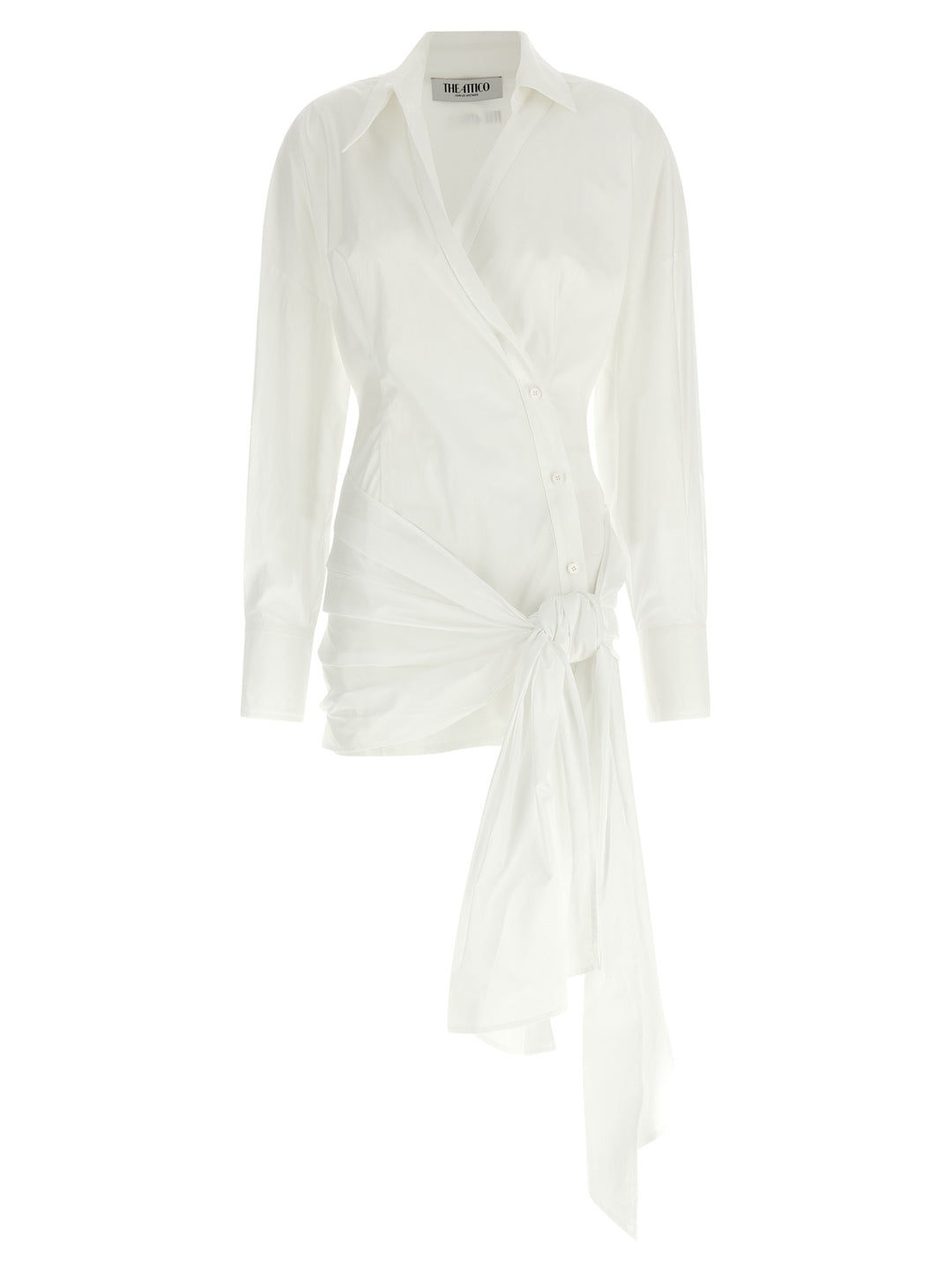 The Attico Chemisier Dress Dresses - White | ada2af7f59d62e64509ef468cd013e377a0aeb00
