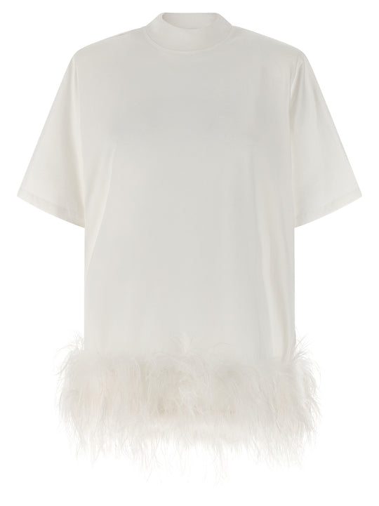 Feather Dress Dresses White