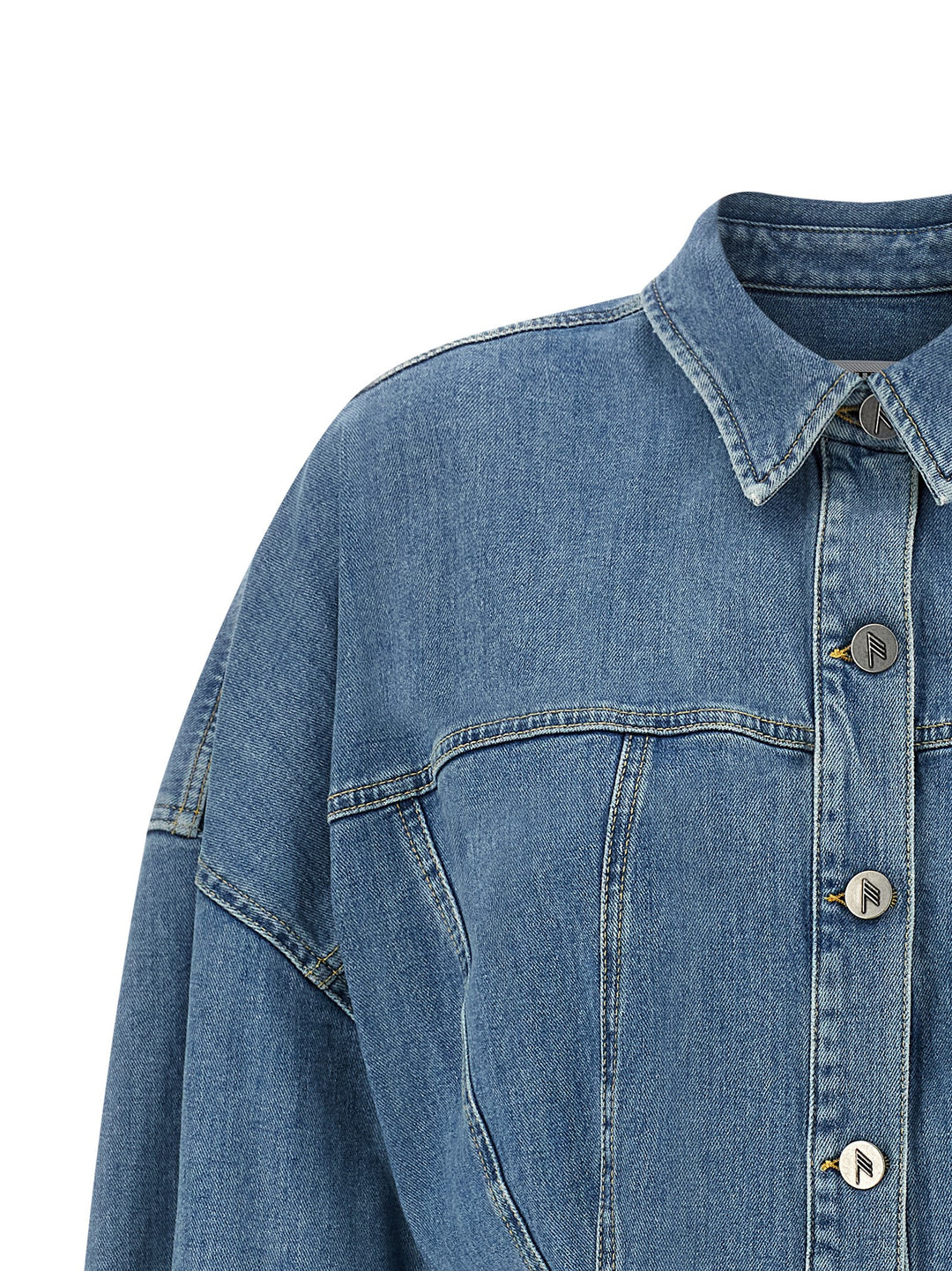 The Attico Denim Dress Dresses - Blue | f1991450736dd0ca00435fa1adfc0aa6a1a6787f