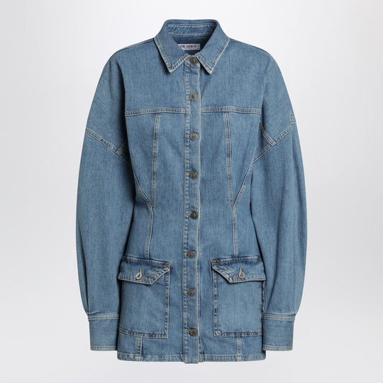 Light Blue Denim Mini Dress