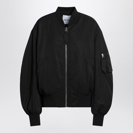 Black Zip Bomber Jacket