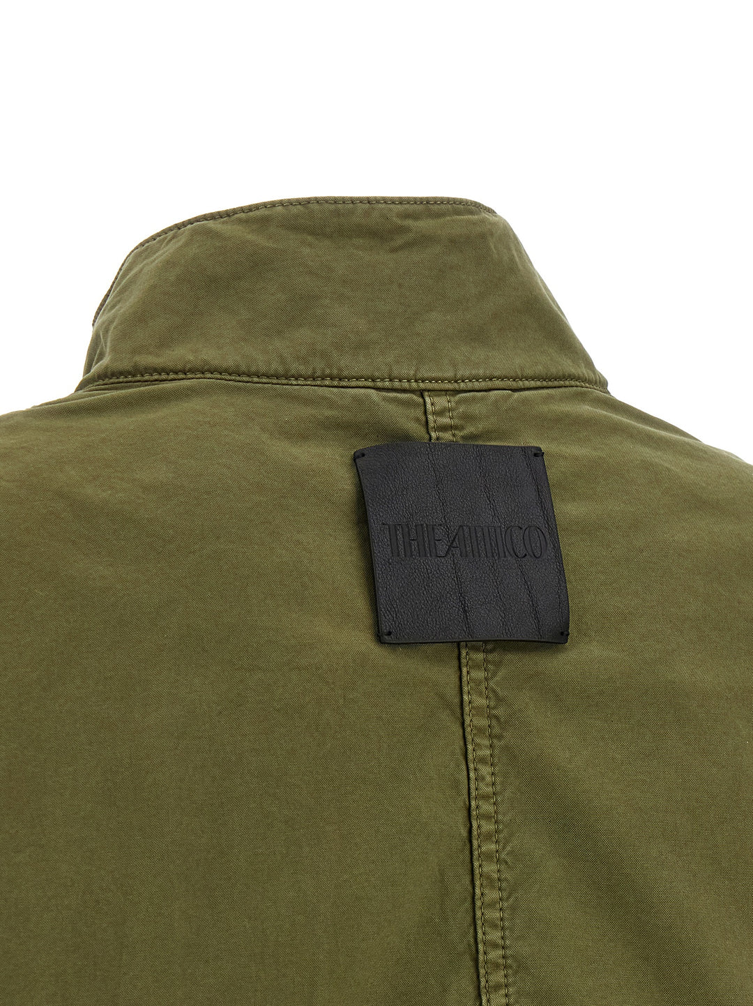 The Attico Canvas Bomber Jacket Puffer Jackets - Green | 7e436918542eb0711e2e344af60ce50fbb9e0b5e