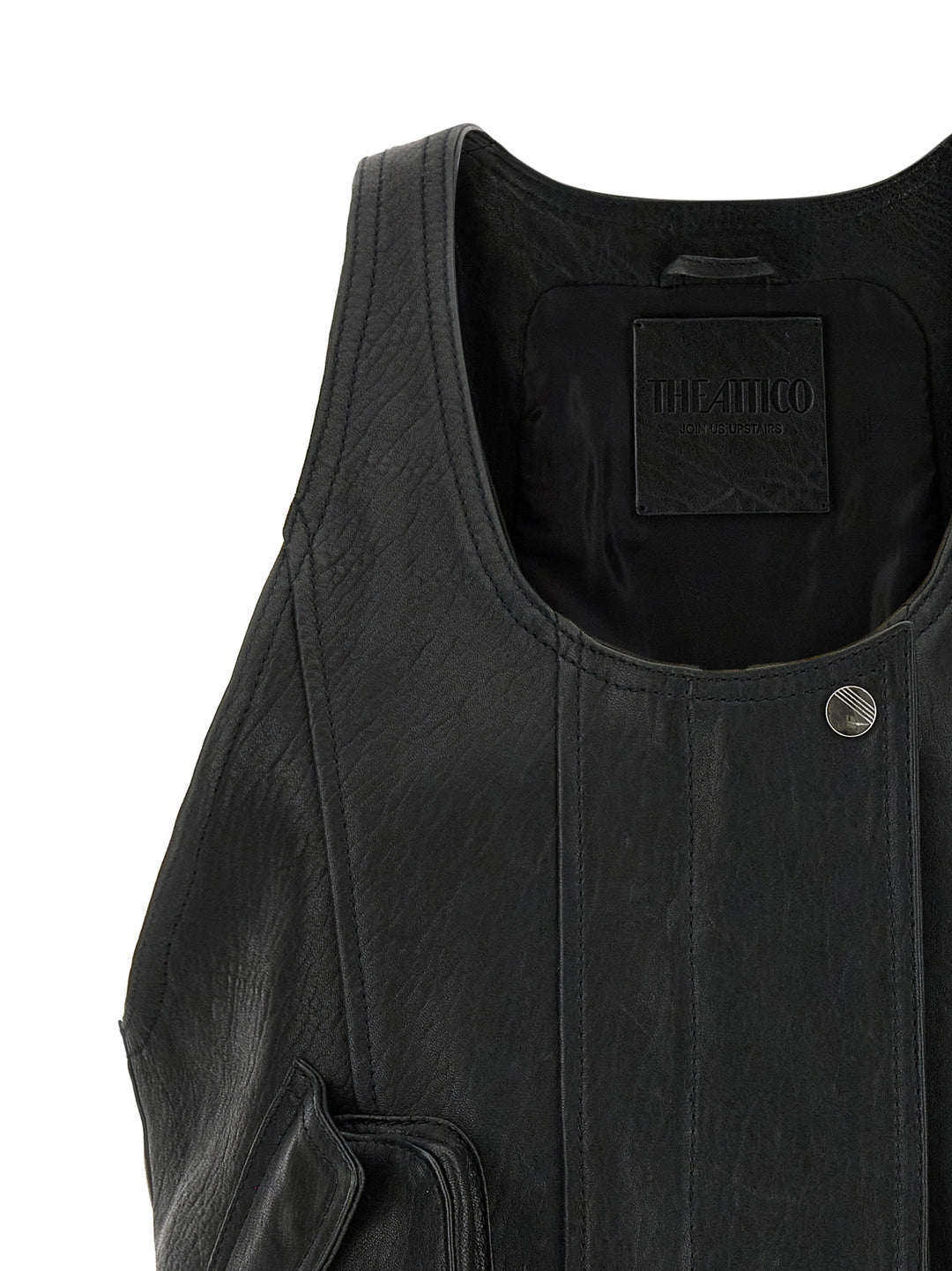 The Attico Blouson Vest Gilet - Black | 3e8af7789dab56cd505fcc30c5c44508d042849a