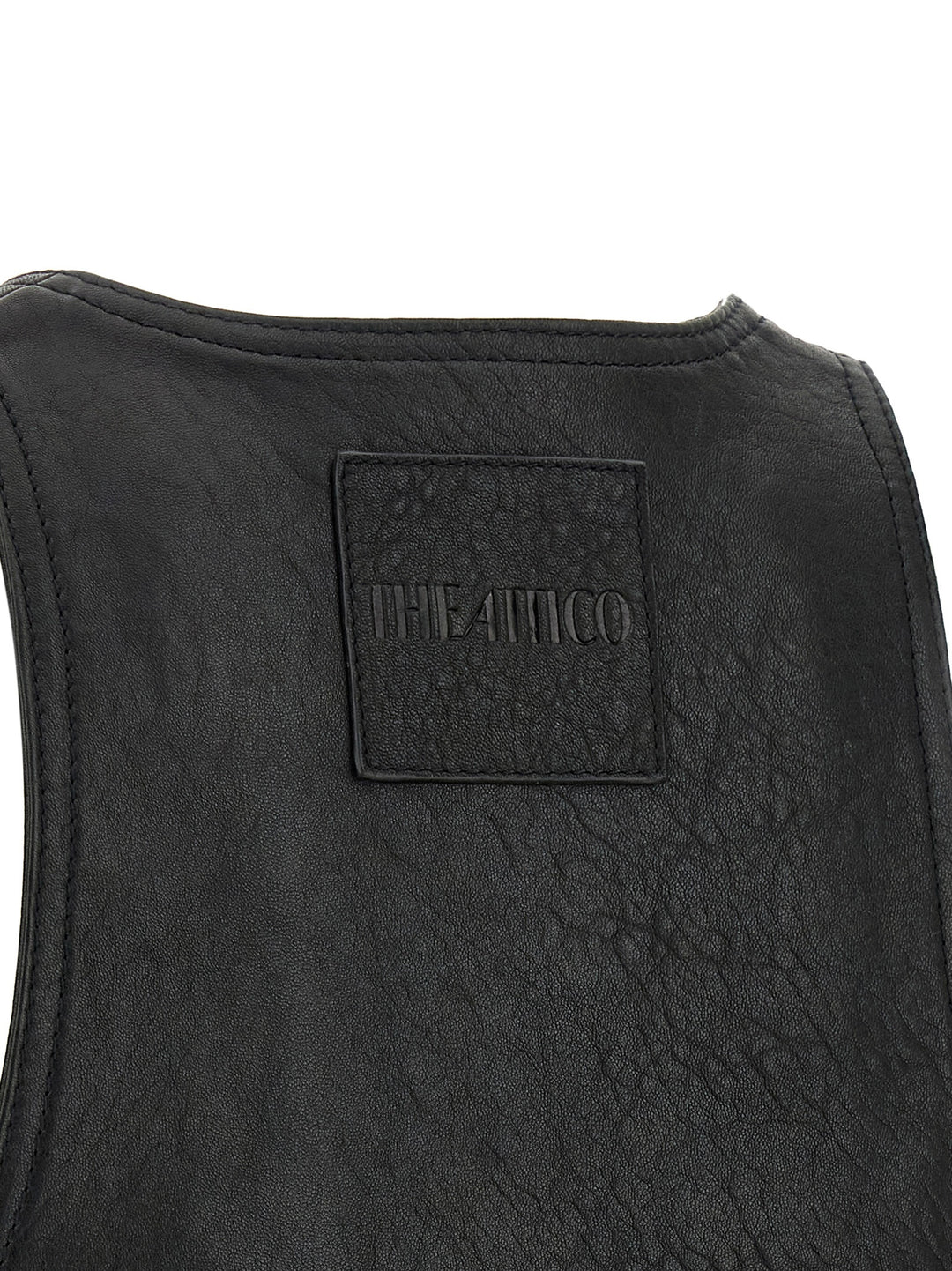 The Attico Blouson Vest Gilet - Black | a65beef3c2304e51207c820eda428d8e5be7868e