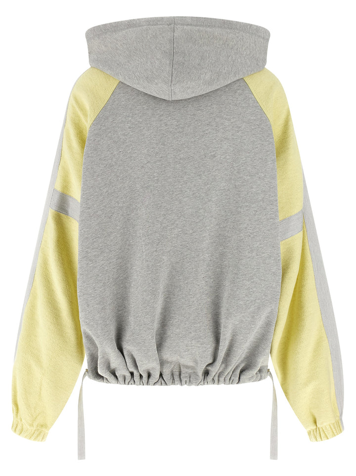 The Attico Double American Fleece Bomber Jacket Puffer Jackets - Multicolor | 8467a0627fb395eeef9dcd446e0c97e945b3ecdb