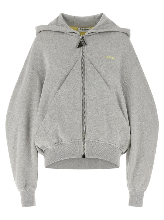 Logo Hoodie Sweatshirt Gray