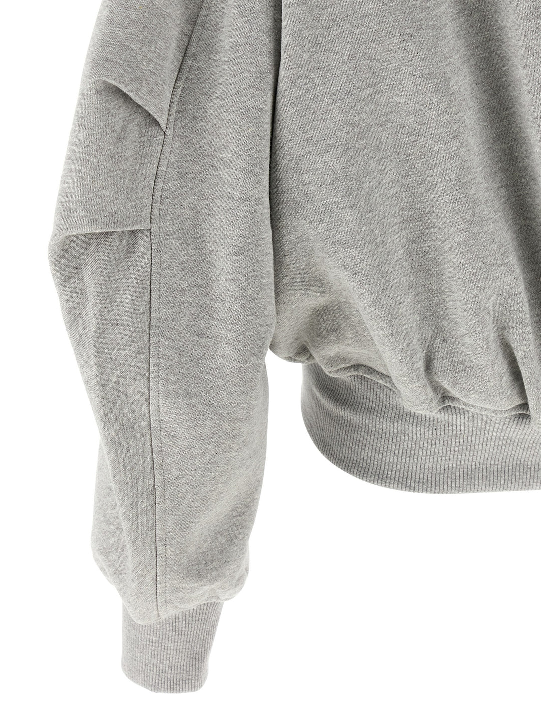 The Attico Logo Hoodie Sweatshirt - Gray | fc61f3da52149ddf6ca71454f4f9bb086534c942