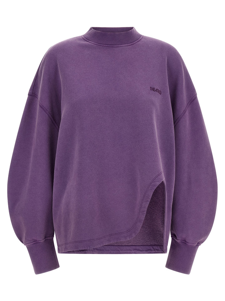 The Attico Shaped Slit Sweatshirt - Purple | 82a7d2f699925e113b394c33c9e84a22f03efc05