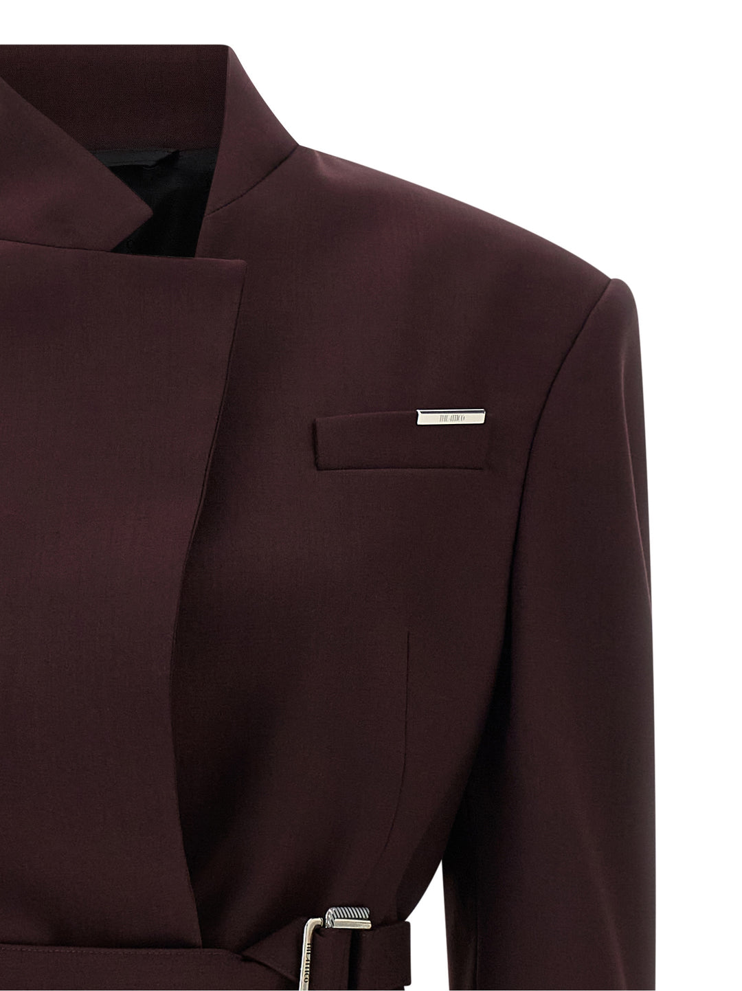 The Attico Maxi Shoulder Strap Blazer BlazerS - Purple | 7767f75a22efb3ebd7cc3caf3b6f69204182fc28