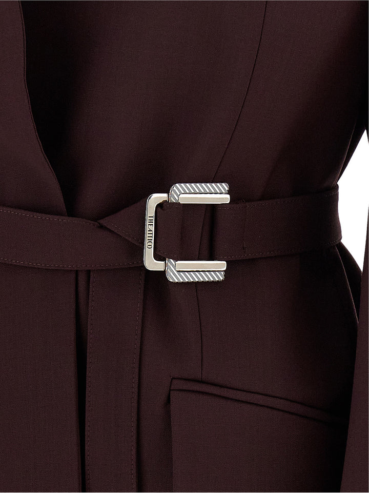 The Attico Maxi Shoulder Strap Blazer BlazerS - Purple | 2b19a700fda7aea272d6a91abd7509f2da14c74a