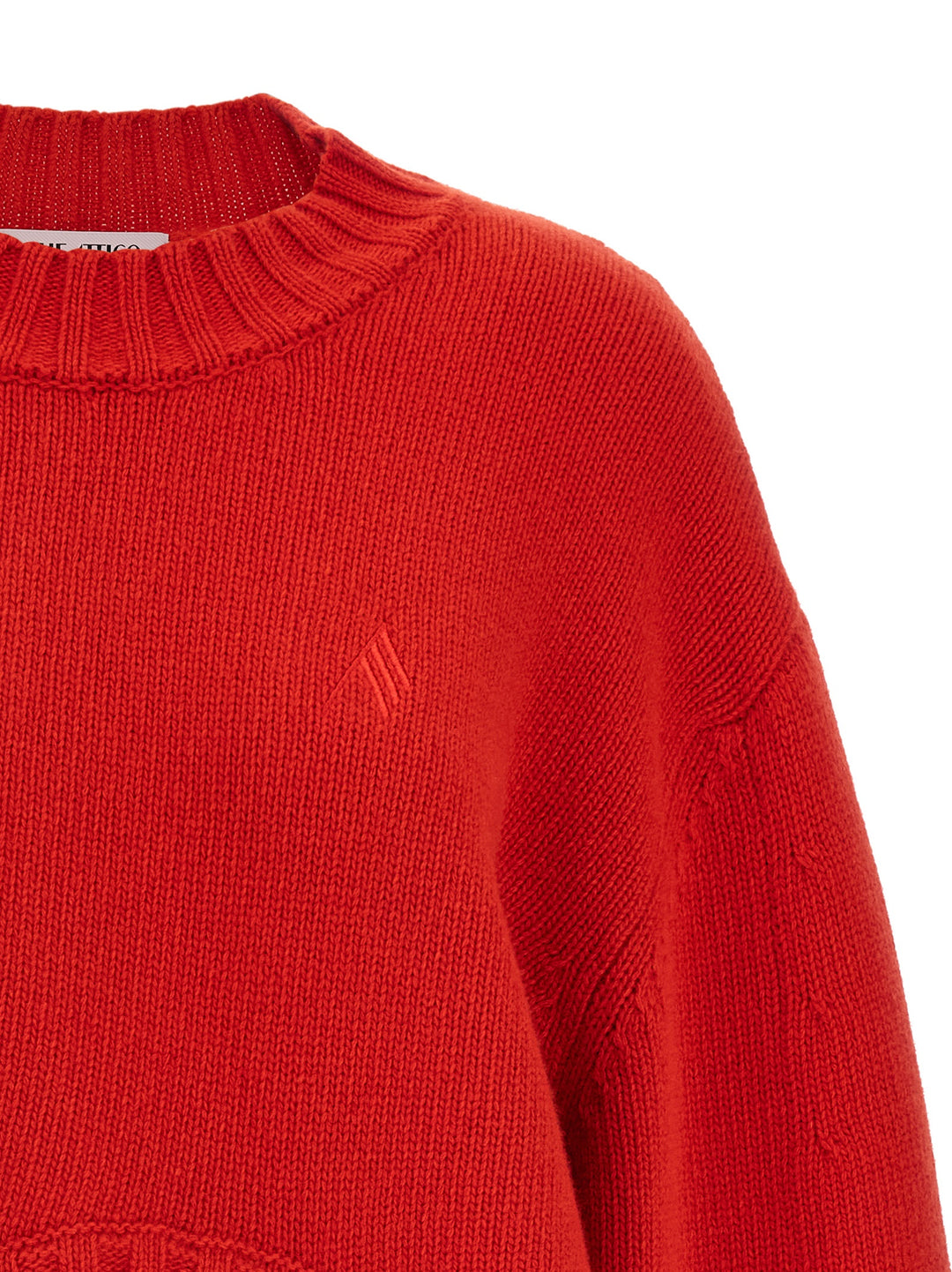 The Attico Asymmetrical Hem Sweater Sweaters and Cardigans - Red | 60ebab5b5d0c46205e9c3d811bd441559fe0904b