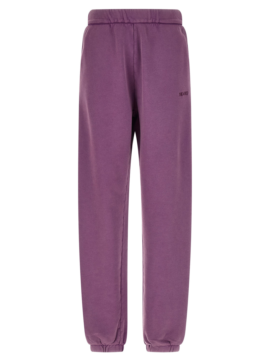 The Attico Logo Embroidery Joggers Pants - Purple | 35d745f06bd27245a078737d9c1e6da569af26b5